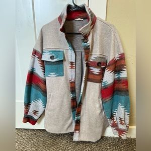 Aztec Boutique oversized Shacket